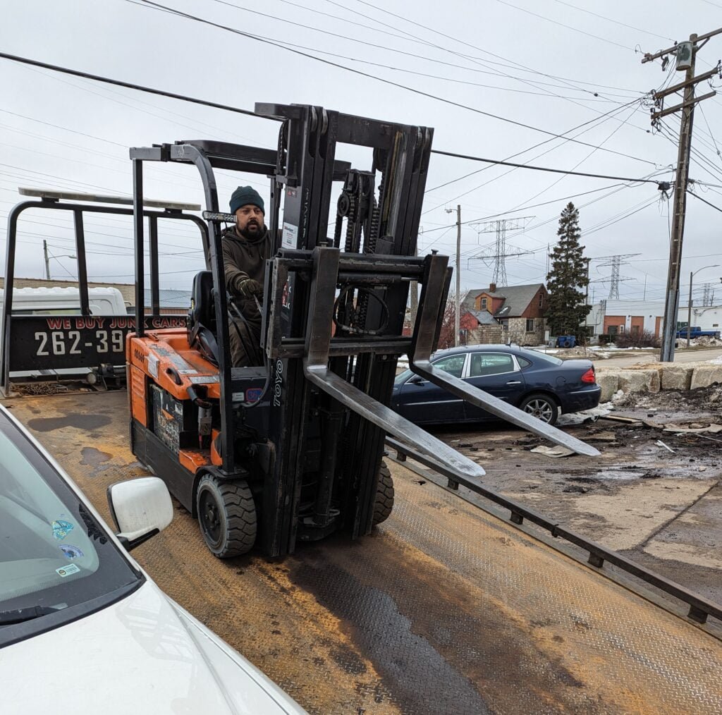 Scrap Forklift Removal